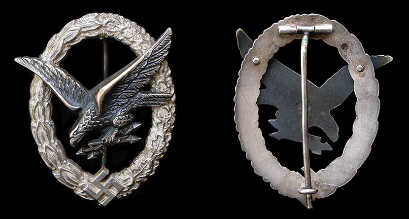 radio Operator/Air Gunner badge by Brüder Schneider - Wien